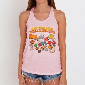 Battle For Dream Island Birthday Costume For Adults Women's Knotted Racerback Tank