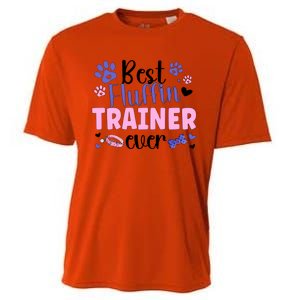 Best Fluffin' Dog Trainer Ever Dog Training Gift Cooling Performance Crew T-Shirt