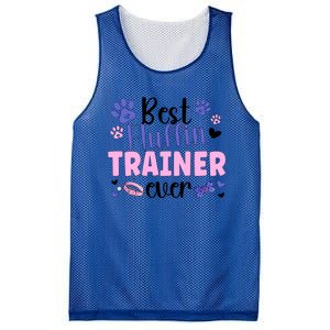 Best Fluffin' Dog Trainer Ever Dog Training Gift Mesh Reversible Basketball Jersey Tank