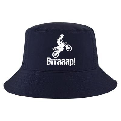 Brraaap Funny Dirt Bike Motocross For Riders Cool Comfort Performance Bucket Hat