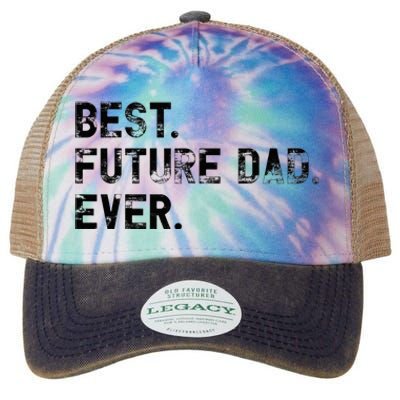 Best Future Dad Ever gifts for Funny Future Dad Legacy Tie Dye Trucker Hat