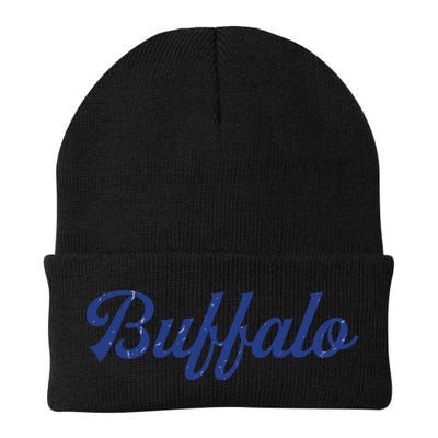 Buffalo Football Distressed Beanie