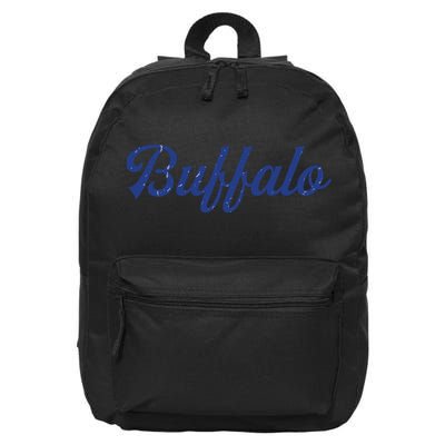 Buffalo Football Distressed 16 in Basic Backpack