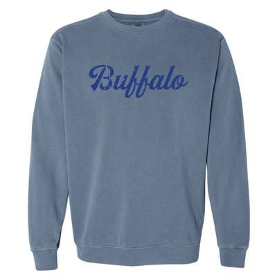 Buffalo Football Distressed Garment-Dyed Sweatshirt