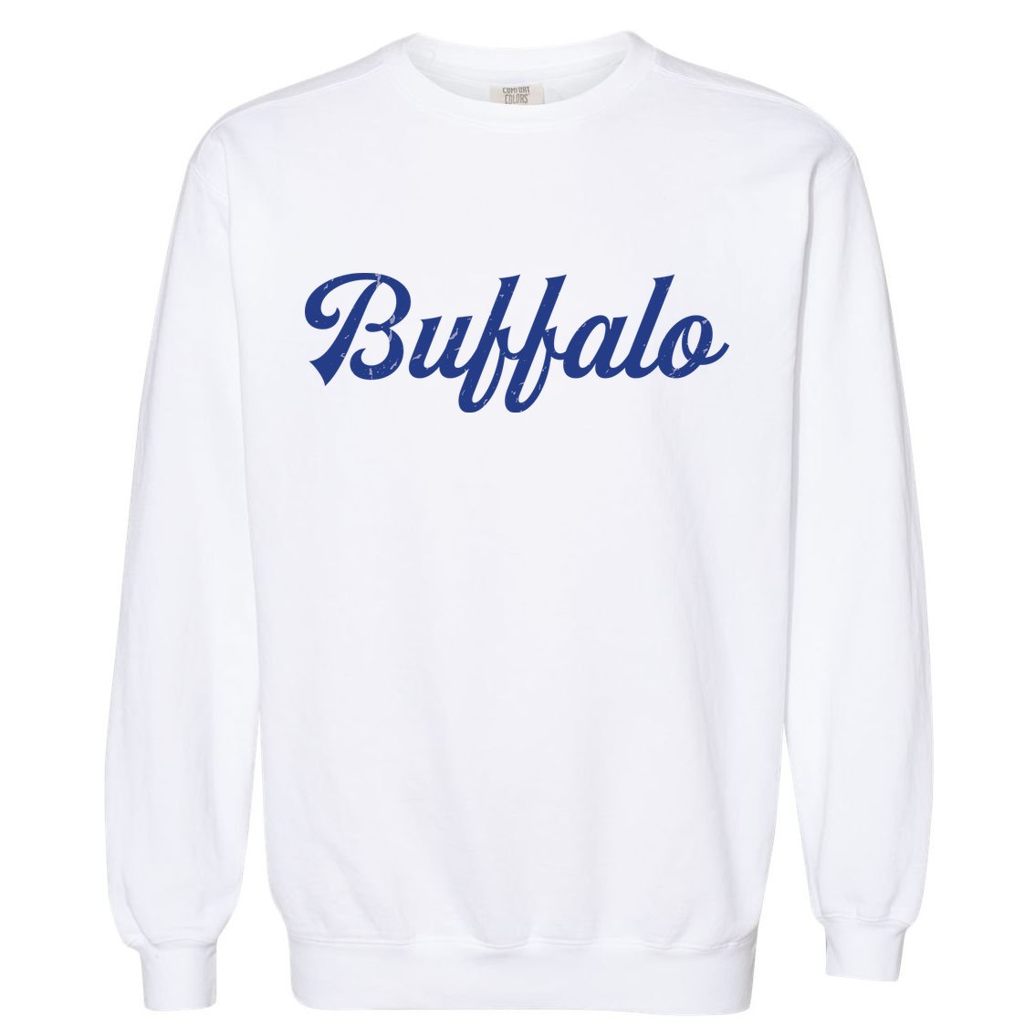 Buffalo Football Distressed Garment-Dyed Sweatshirt