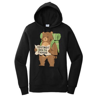 Bear Foxtrots Deltas Tangos Women's Pullover Hoodie