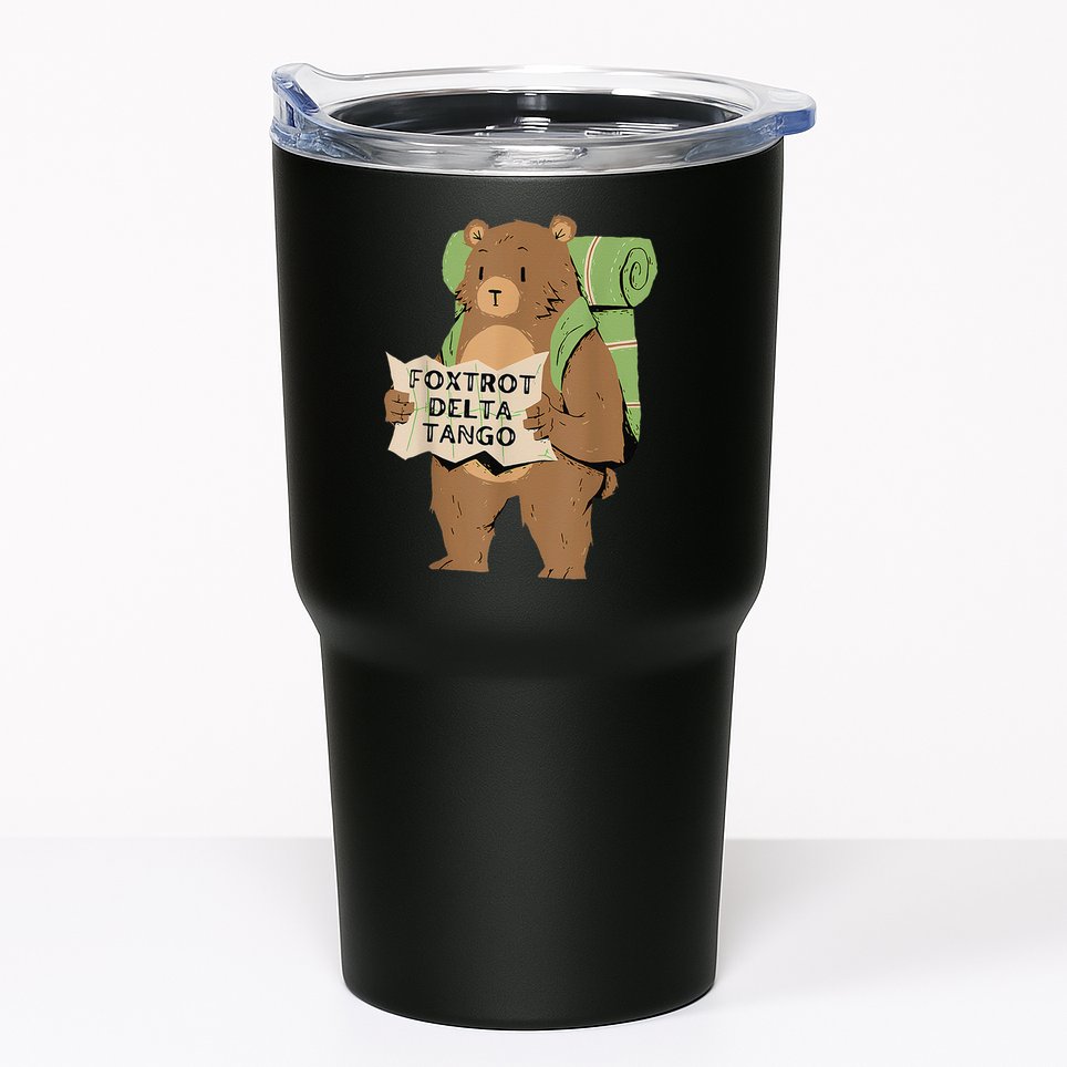 Bear Foxtrots Deltas Tangos Tumbler