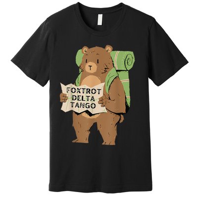 Bear Foxtrots Deltas Tangos Premium T-Shirt