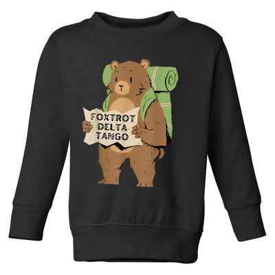 Bear Foxtrots Deltas Tangos Toddler Sweatshirt