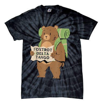 Bear Foxtrots Deltas Tangos Tie-Dye T-Shirt