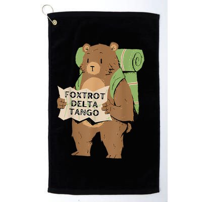 Bear Foxtrots Deltas Tangos Golf Towel