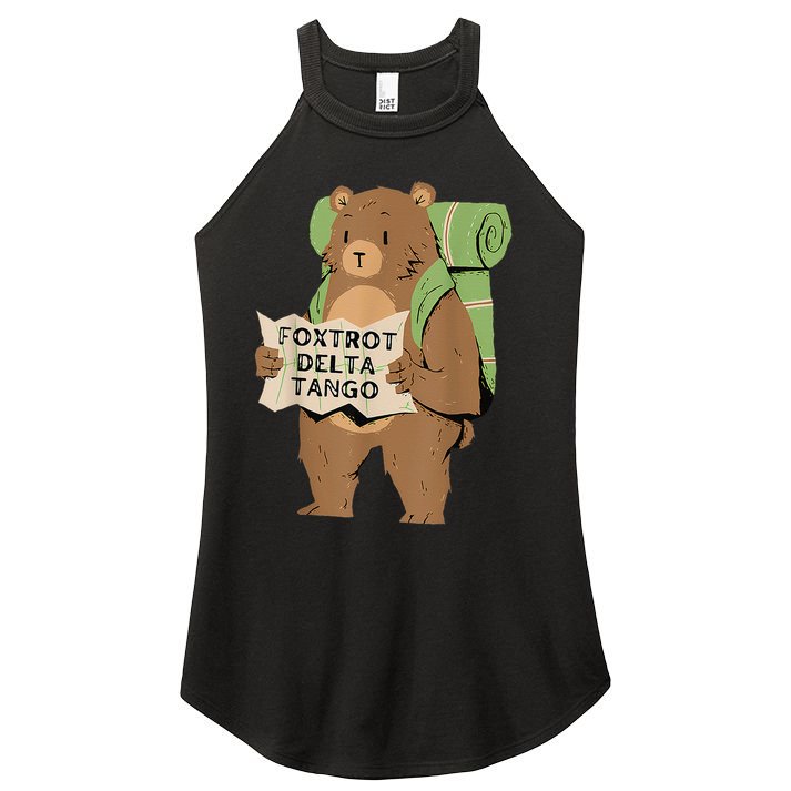 Bear Foxtrots Deltas Tangos Women's Perfect Tri Rocker Tank