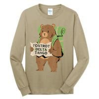 Bear Foxtrots Deltas Tangos Tall Long Sleeve T-Shirt