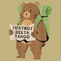 Bear Foxtrots Deltas Tangos Tall Long Sleeve T-Shirt