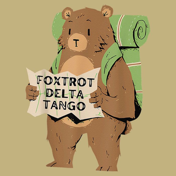 Bear Foxtrots Deltas Tangos Tall Long Sleeve T-Shirt