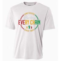 Black Freedom Day Juneteenth Breaking Every Chain Since 1865 Cooling Performance Crew T-Shirt