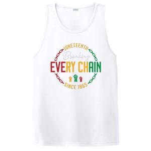 Black Freedom Day Juneteenth Breaking Every Chain Since 1865 PosiCharge Competitor Tank