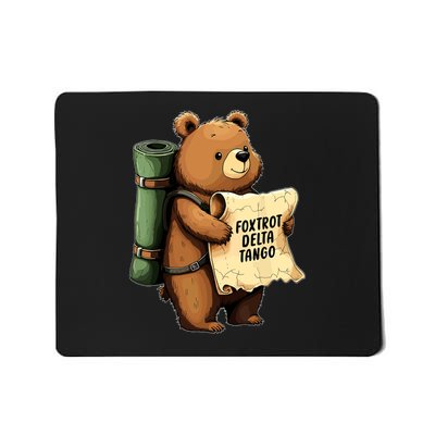 Bear Foxtrots Deltas Tangos Mousepad