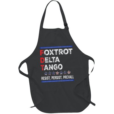 Bear Foxtrots Deltas Tangos  Full-Length Apron With Pockets