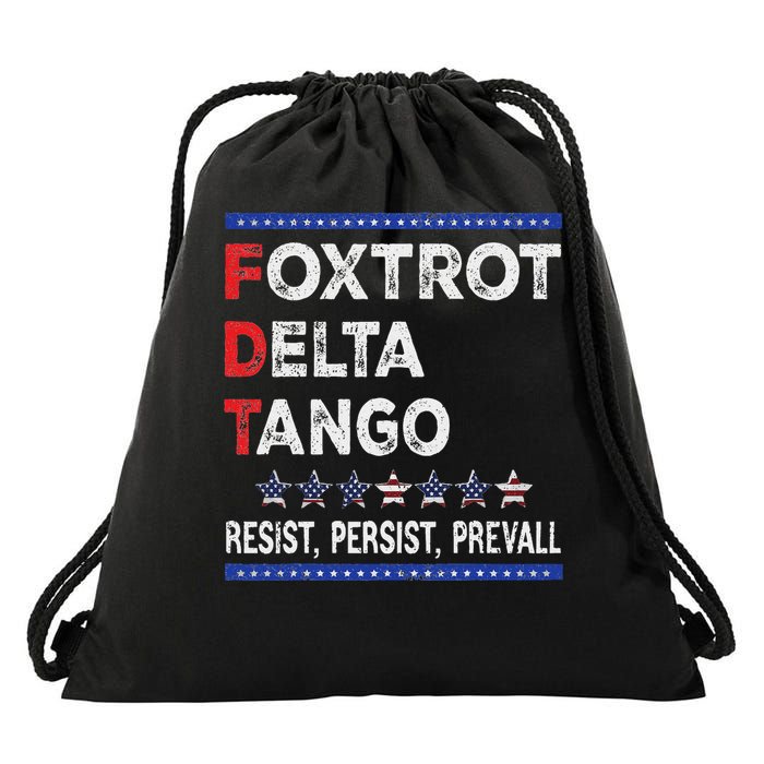 Bear Foxtrots Deltas Tangos  Drawstring Bag