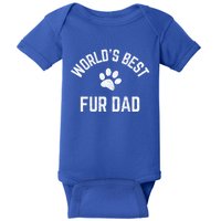 Best Fur Dad Ever Vintage Retro Dog And Cat Daddy Gift Baby Bodysuit