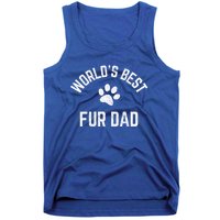 Best Fur Dad Ever Vintage Retro Dog And Cat Daddy Gift Tank Top