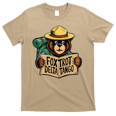 Bear Foxtrots Deltas Tangos Funny Bear Foxtrots Deltas T-Shirt