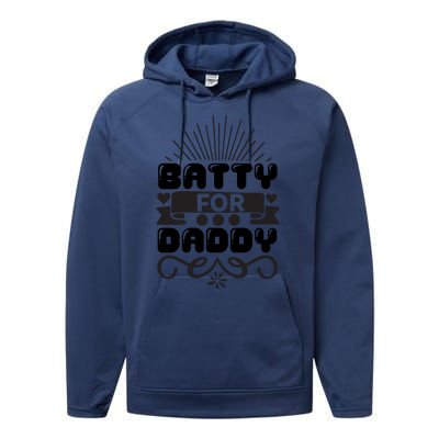 Batty For Daddy Performance Fleece Hoodie