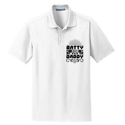 Batty For Daddy Dry Zone Grid Polo