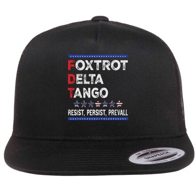 Bear Foxtrots Deltas Tangos Funny Bear Foxtrots Deltas Tango Flat Bill Trucker Hat