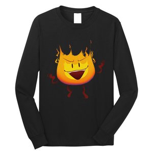 Battle For Dream Island Creator Ink Inanimate Insanity Firey Long Sleeve Shirt