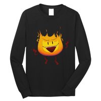 Battle For Dream Island Creator Ink Inanimate Insanity Firey Long Sleeve Shirt