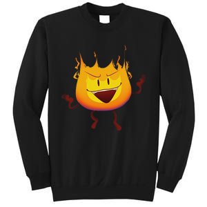 Battle For Dream Island Creator Ink Inanimate Insanity Firey Sweatshirt