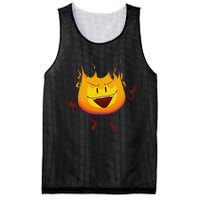 Battle For Dream Island Creator Ink Inanimate Insanity Firey Mesh Reversible Basketball Jersey Tank