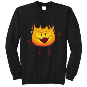 Battle For Dream Island Creator Ink Inanimate Insanity Firey Tall Sweatshirt