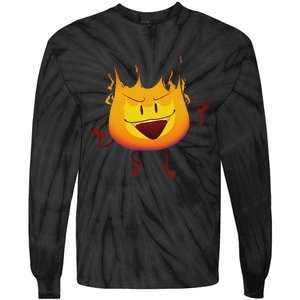 Battle For Dream Island Creator Ink Inanimate Insanity Firey Tie-Dye Long Sleeve Shirt