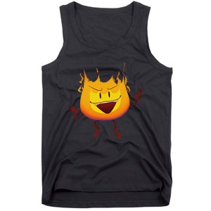 Battle For Dream Island Creator Ink Inanimate Insanity Firey Tank Top