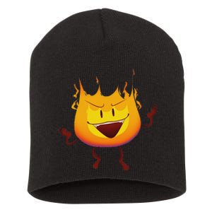 Battle For Dream Island Creator Ink Inanimate Insanity Firey Short Acrylic Beanie