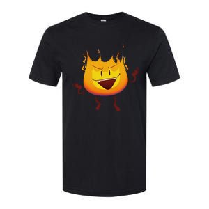 Battle For Dream Island Creator Ink Inanimate Insanity Firey Softstyle CVC T-Shirt