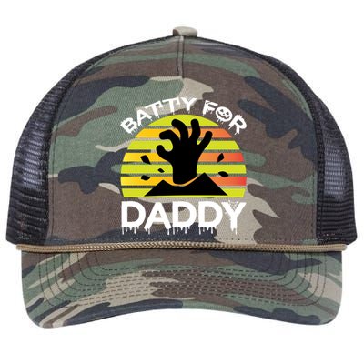 Batty For Daddy Retro Rope Trucker Hat Cap