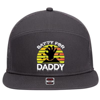 Batty For Daddy 7 Panel Mesh Trucker Snapback Hat