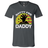 Batty For Daddy V-Neck T-Shirt