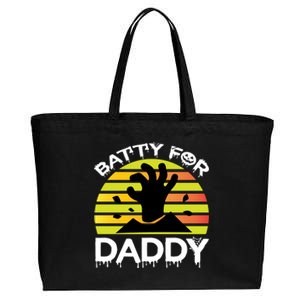 Batty For Daddy Cotton Canvas Jumbo Tote