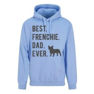 Best Frenchie Dad Ever Funny French Bulldog Lovers Dad Gift Funny Gift Unisex Surf Hoodie