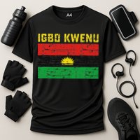 Biafran Flag Design Cooling Performance Crew T-Shirt