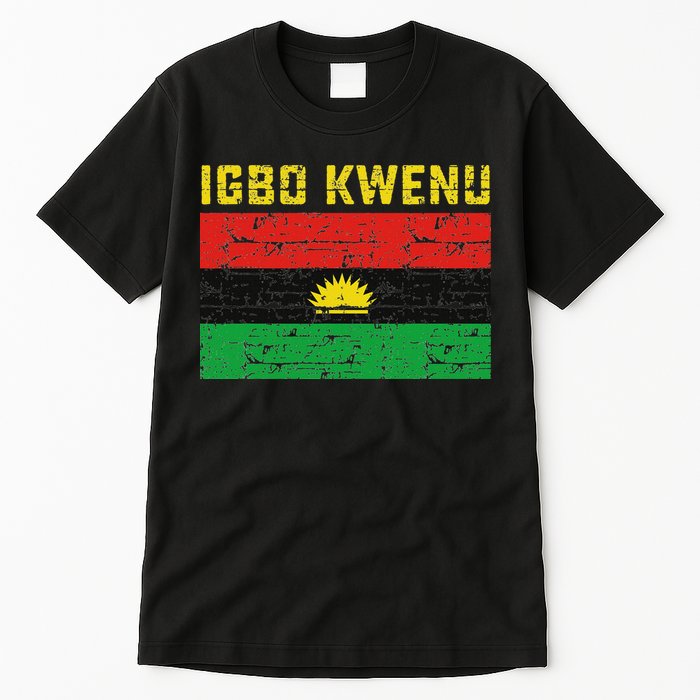 Biafran Flag Design Tall T-Shirt