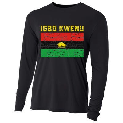 Biafran Flag Design Cooling Performance Long Sleeve Crew