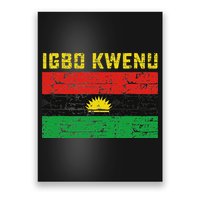 Biafran Flag Design Poster