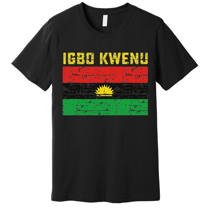 Biafran Flag Design Premium T-Shirt
