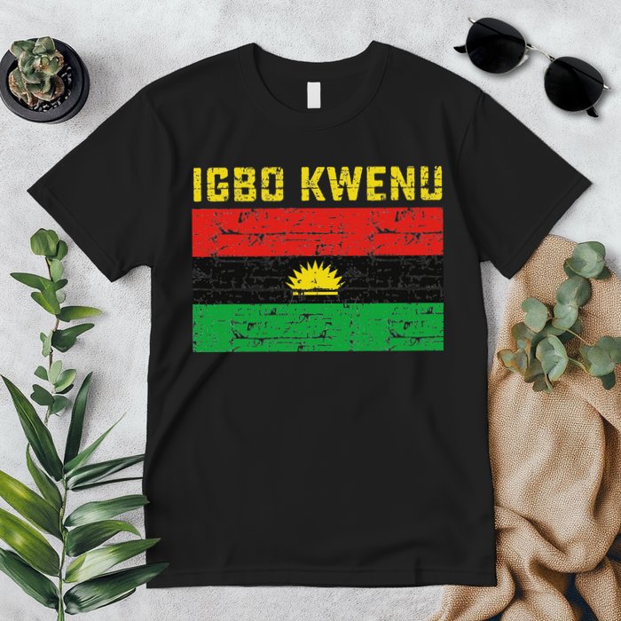 Biafran Flag Design Premium T-Shirt